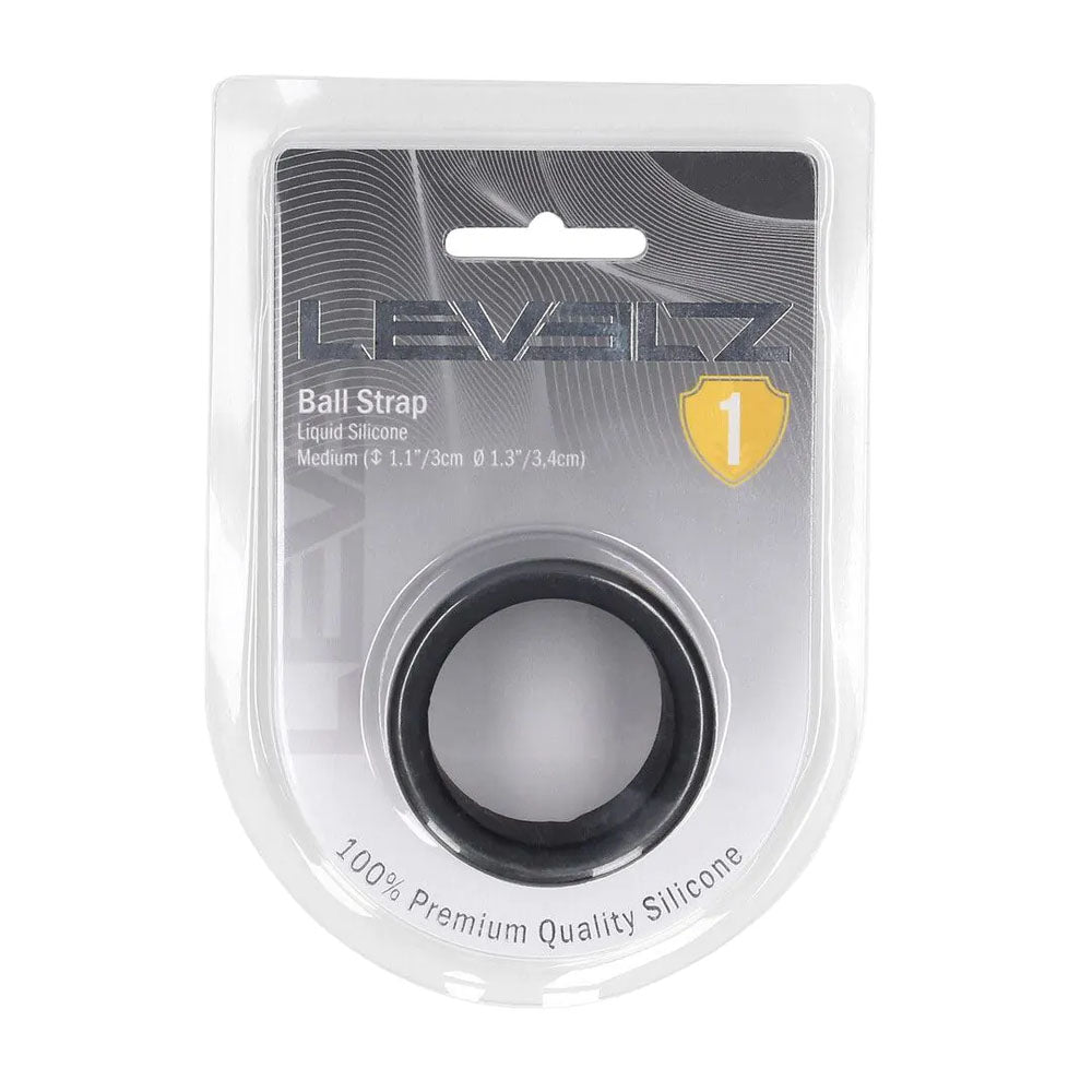 Levelz Liquid Silicone Ball Strap – Body-Safe Non-Vibrating Ball Strap
