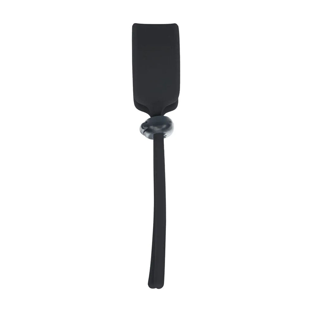 Levelz Wide Adjustable Silicone Lasso (Black) – Flexible Non-Vibrating Adjustable Cock Ring