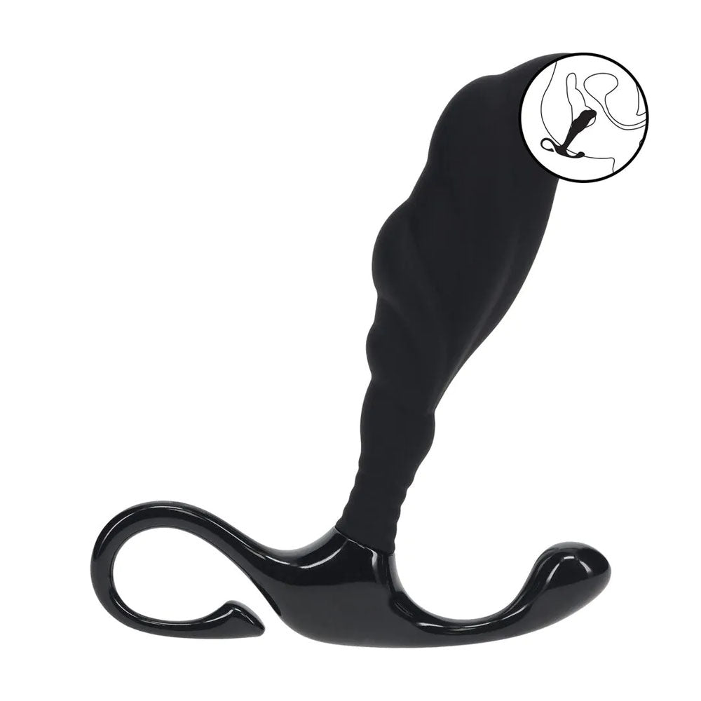 Levelz Rippled with Hard Loop (Large) – Silicone Large Prostate Massager