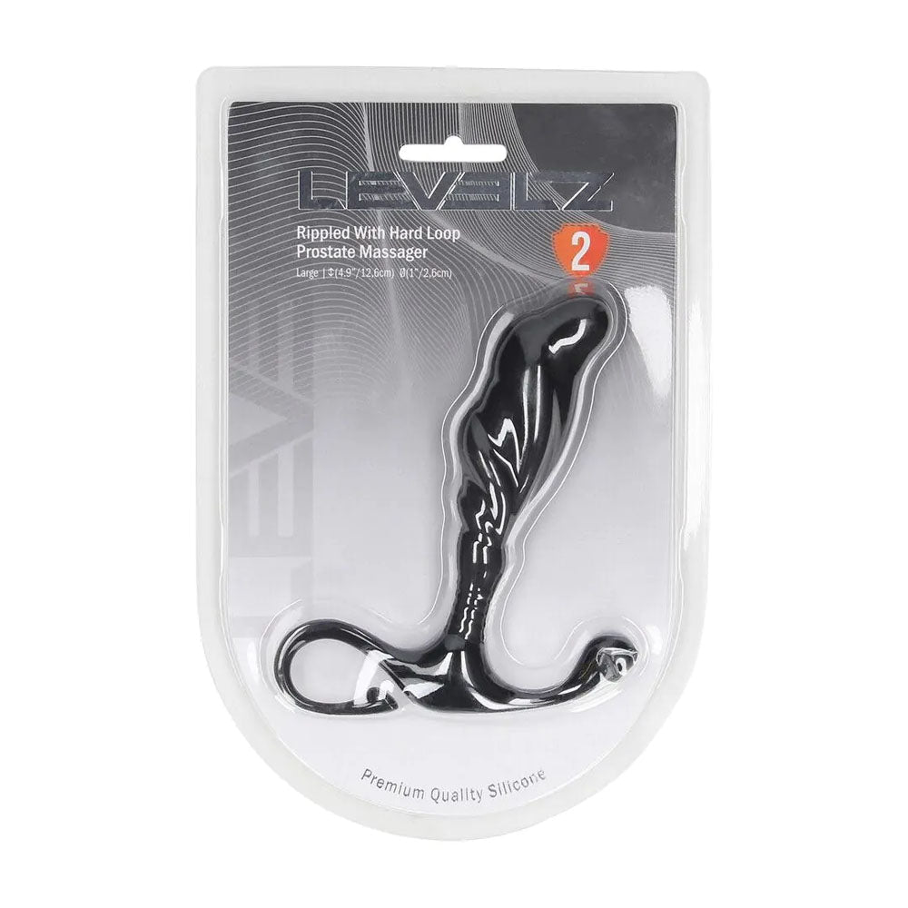Levelz Rippled with Hard Loop (Large) – Silicone Large Prostate Massager