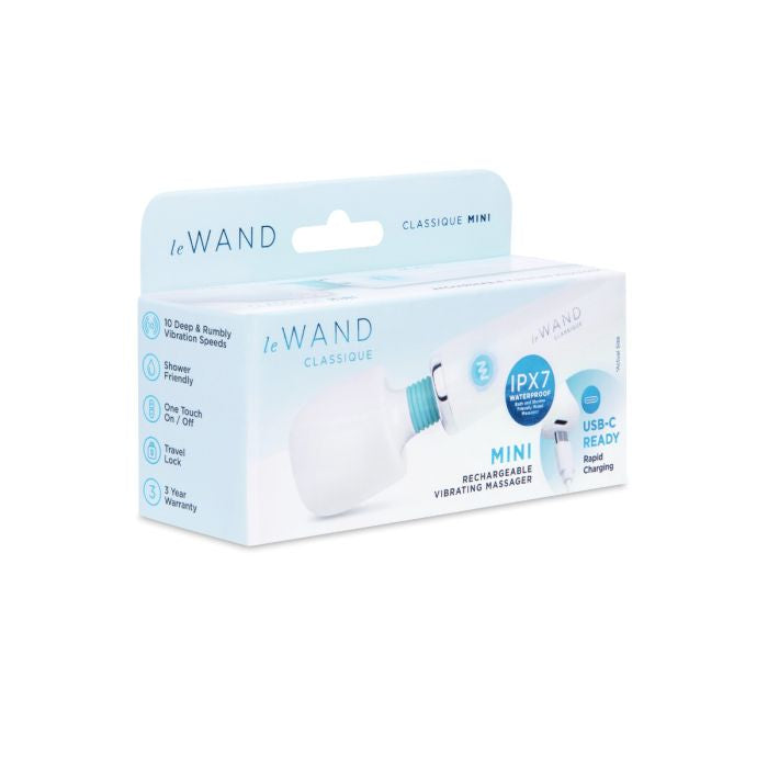 Le Wand Classique Mini Wand Massager – Compact Portable Massager