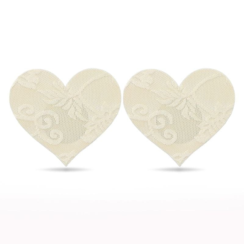Lace Heart and Flower Nipple Pasties Twin Pack