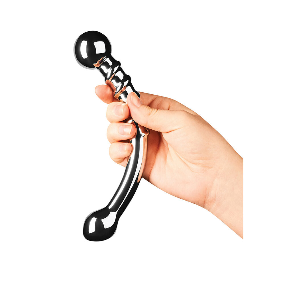 Le Wand Bow Stainless Steel Dildo – Sleek Curved Stainless Steel Dildo