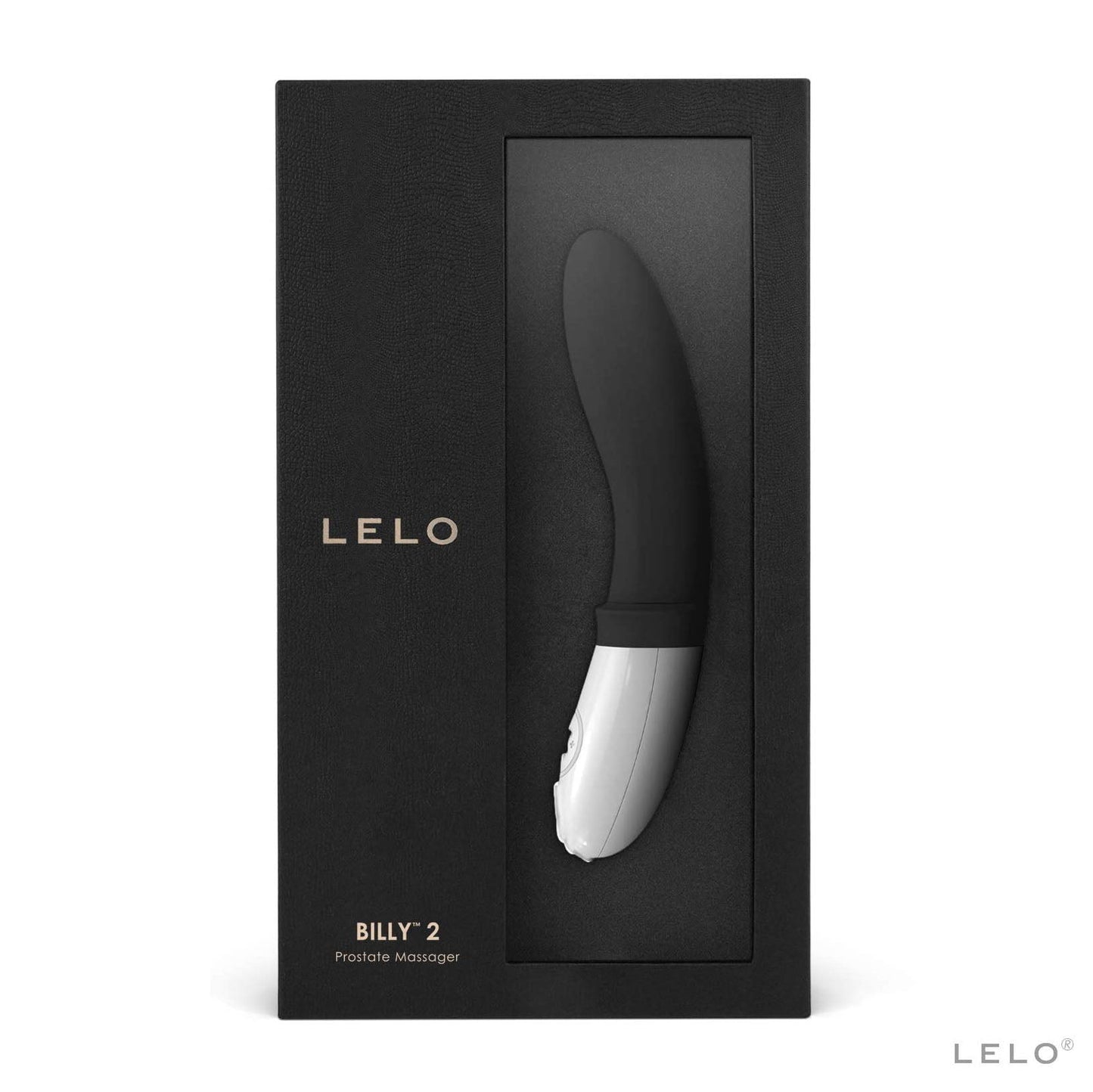 Lelo Billy 2 (Deep Black) – Luxury Rechargeable Silicone Prostate Massager 6.5 Inches