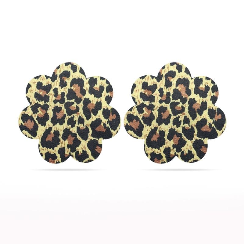 Leopard Sexy Nipple Pasties Twin Pack for Daring Outfit Accessories