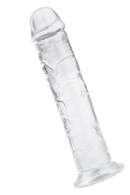 Lester 7.5" Dong Clear with Suction Base