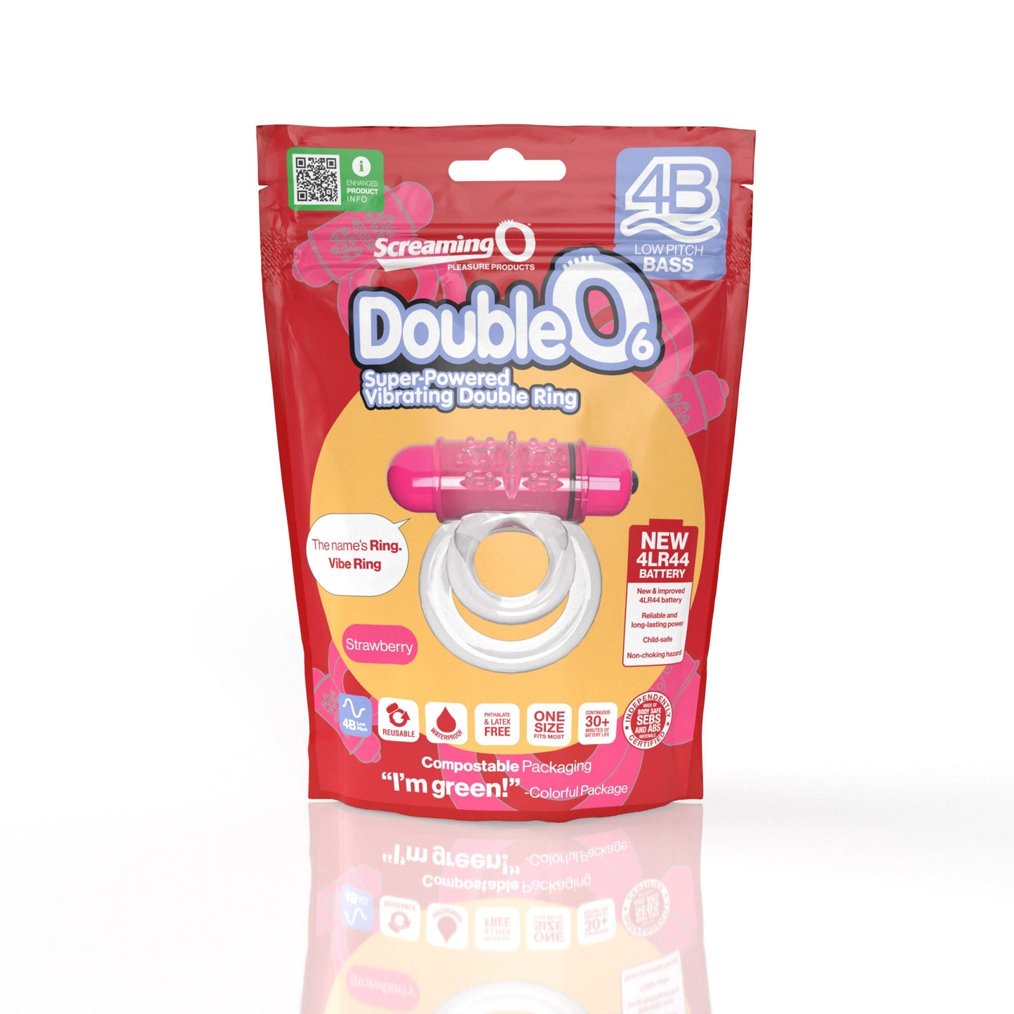 Double O 6 4B Low Pitch Bass (Strawberry)