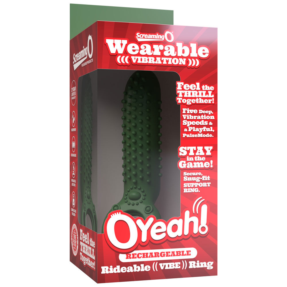 Oyeah Rechargeable Silicone Rideable Vibe Ring – Premium Silicone Vibrating Ring