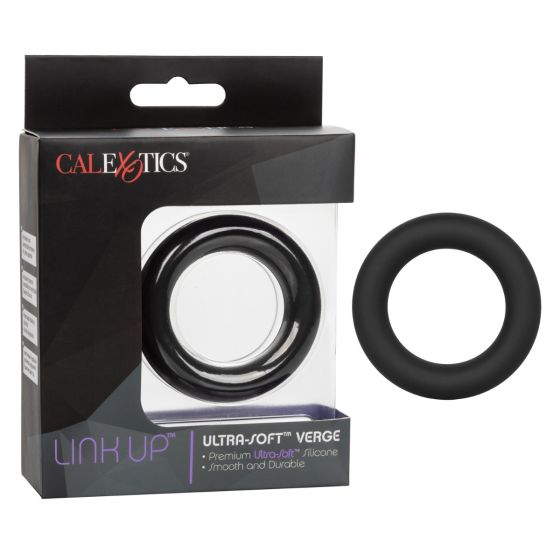 Link Up Ultra-Soft Verge Black Premium Silicone Stretchy Enhancer Ring