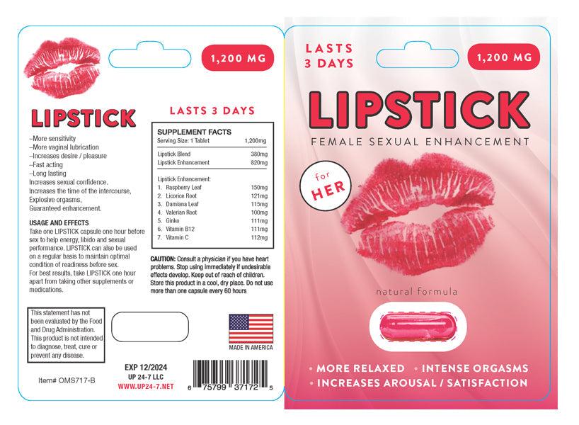 Lipstick Female Libido Enhancement Pills for Energy and Desire