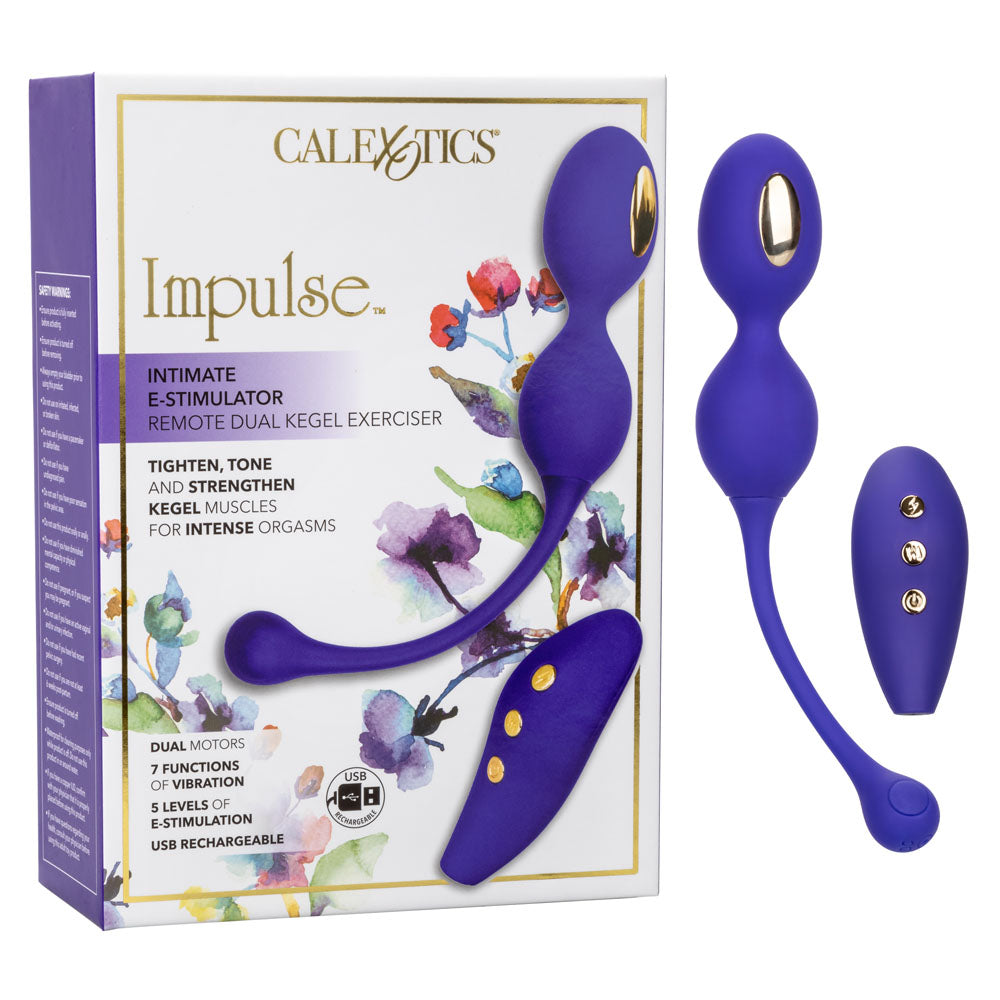 Impulse Intimate Estim Remote Dual Kegel Exerciser – Electro-Stim Kegel Exerciser