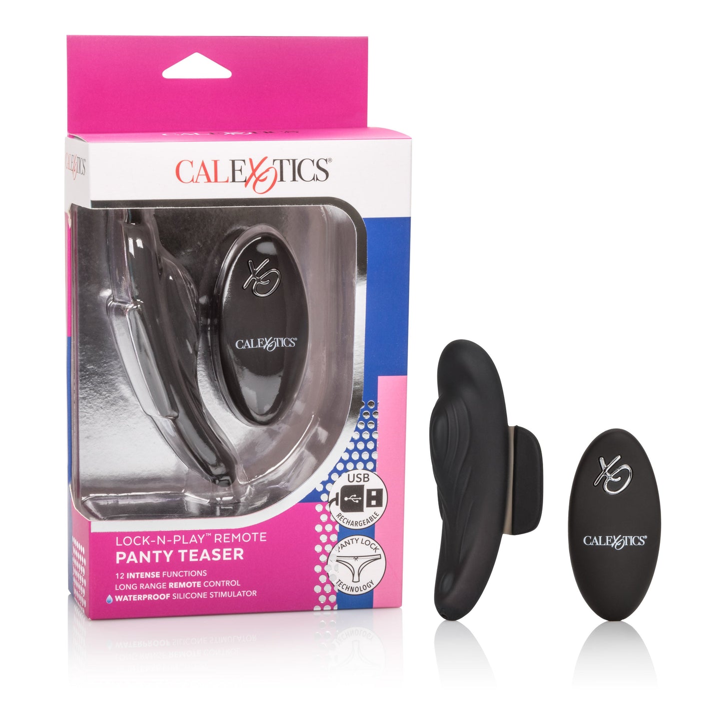 Lock-N-Play Remote Control Panty Teaser Vibrator for Women