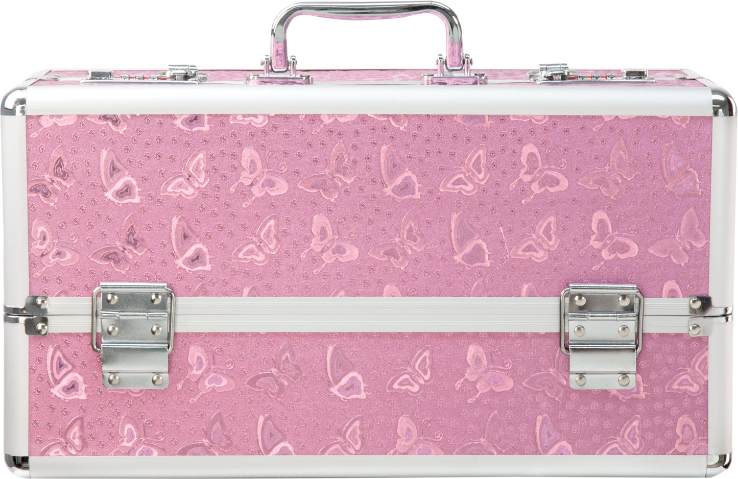 Lockable Large Vibrator Case in Pink for Secure Storage and Travel
