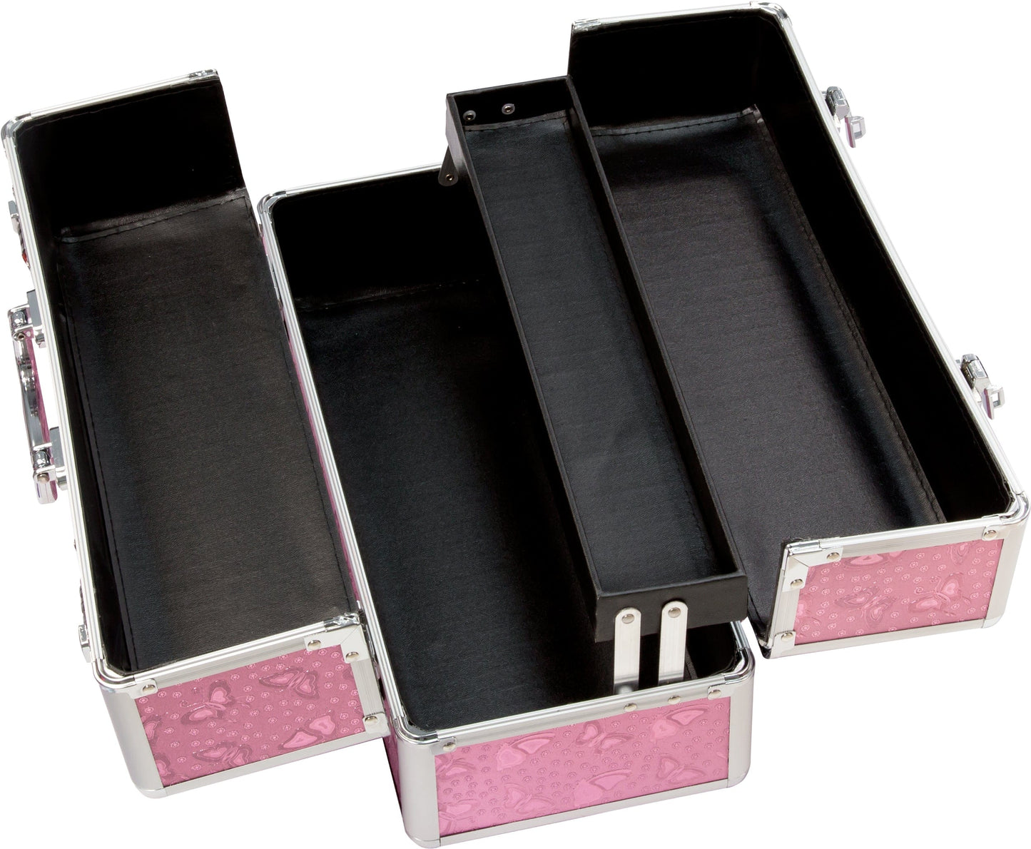 Lockable Large Vibrator Case in Pink for Secure Storage and Travel