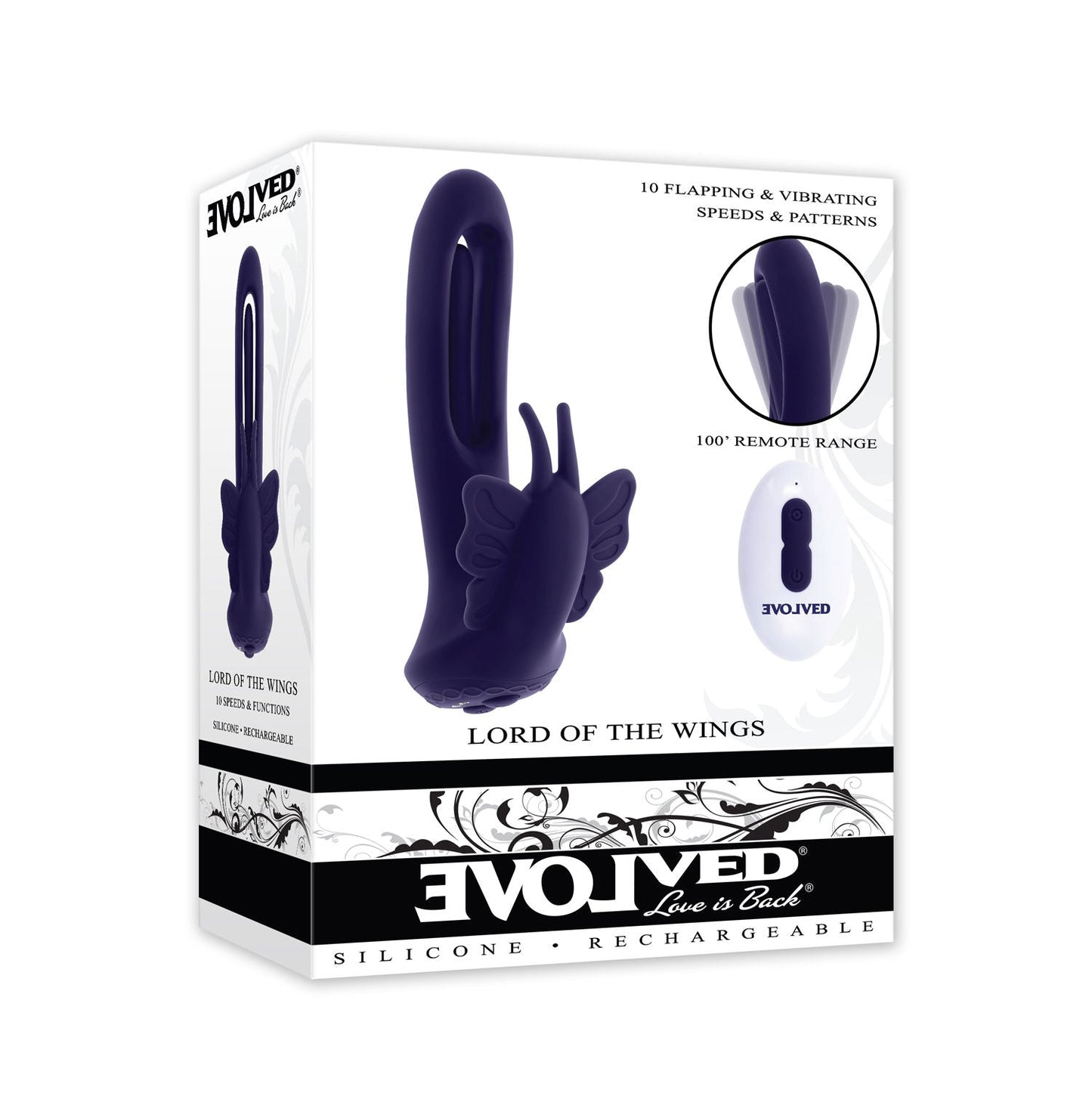 Lord of the Wings Purple Butterfly Vibrator – Playful Dual Pleasure Vibrator
