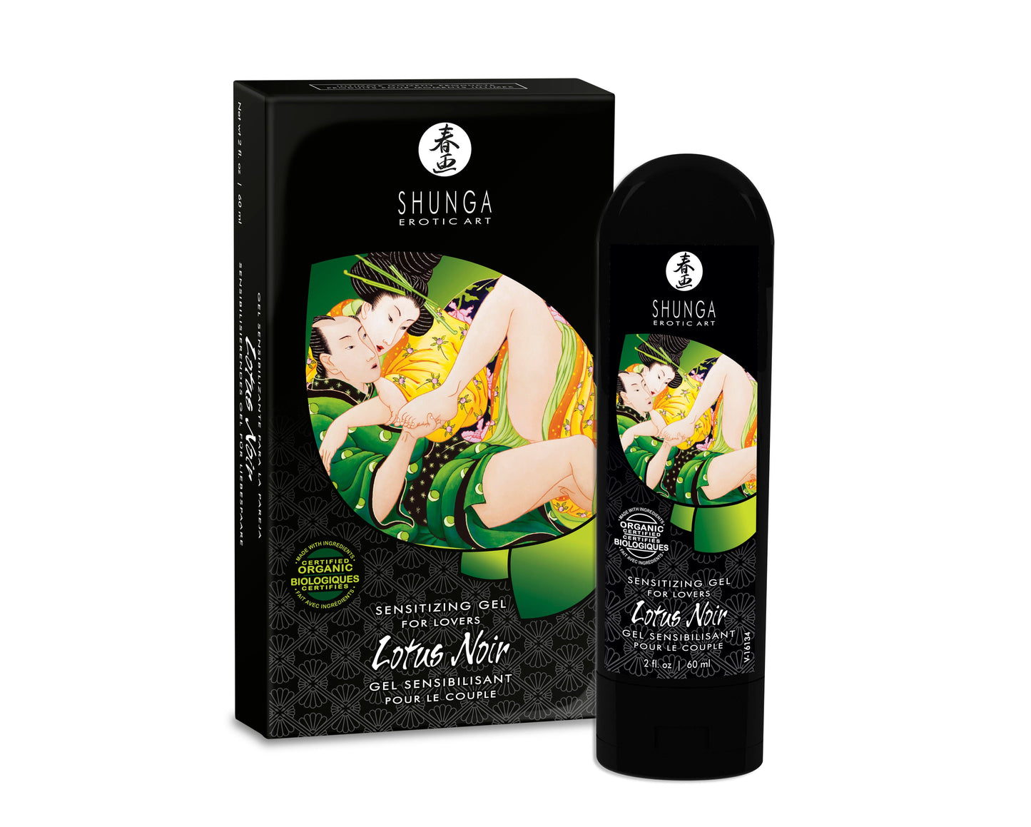 Lotus Noir Sensitizing Gel for Lovers Organic 60ml Enhancer