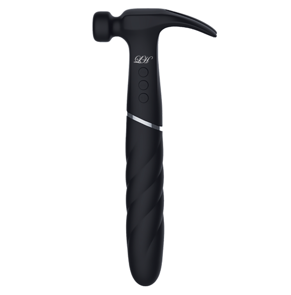 Love Hamma Round Tip Vibrator Black with Powerful Dual Stimulation and Multiple Speeds