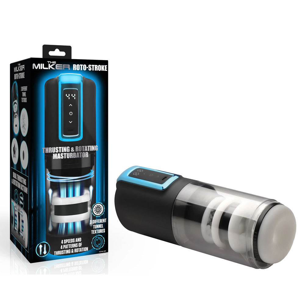 Roto-Stroke Thrusting & Rotating Masturbator
