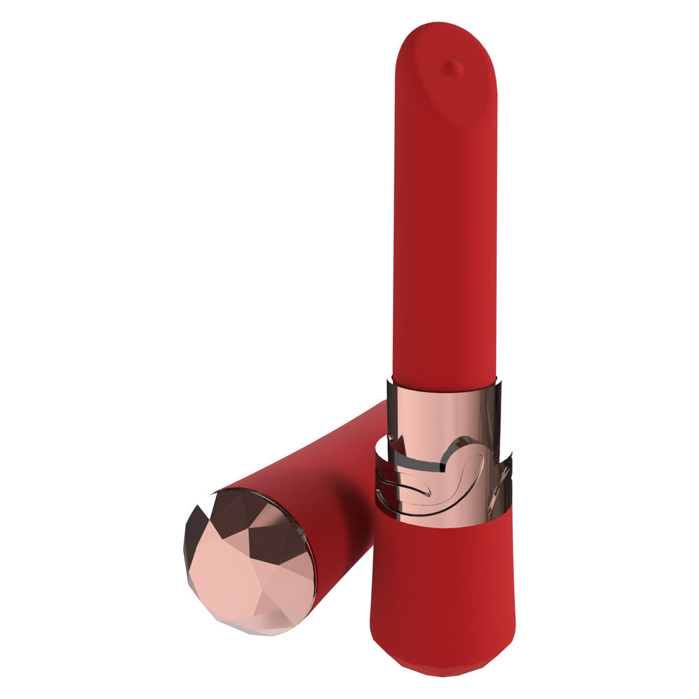 Loveline Dahlia 12.5 cm Lipstick Vibrator for Discreet Pleasure