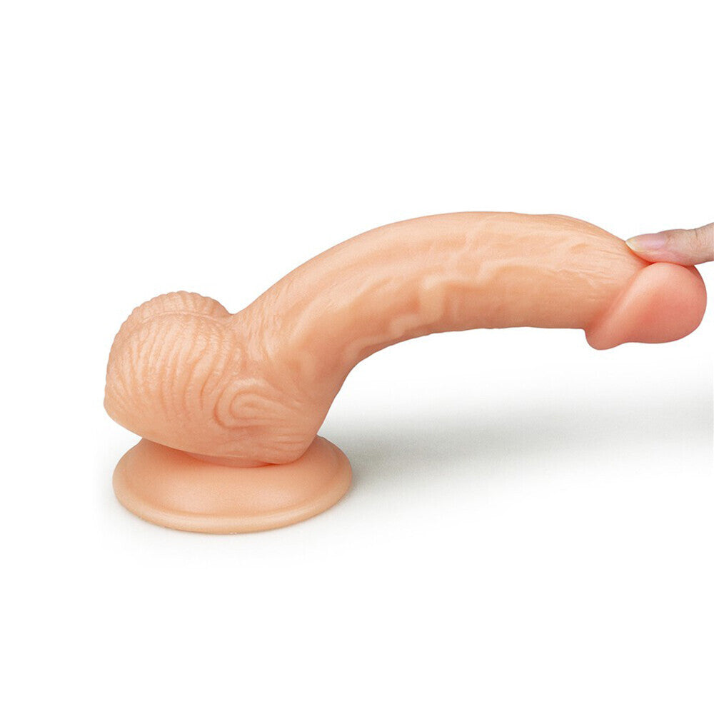 Lovetoy The Ultra Soft Dude (8 Inch) – Realistic Soft Dildo