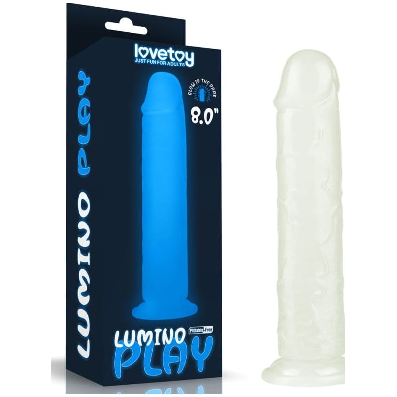 Lumino Play Glow in the Dark Dildo 8 Inch