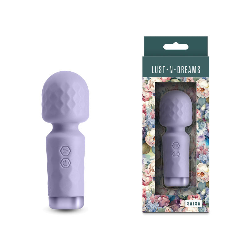 Lust N Dreams Salsa Lavender Mini Massage Wand 11.5 Centimeter