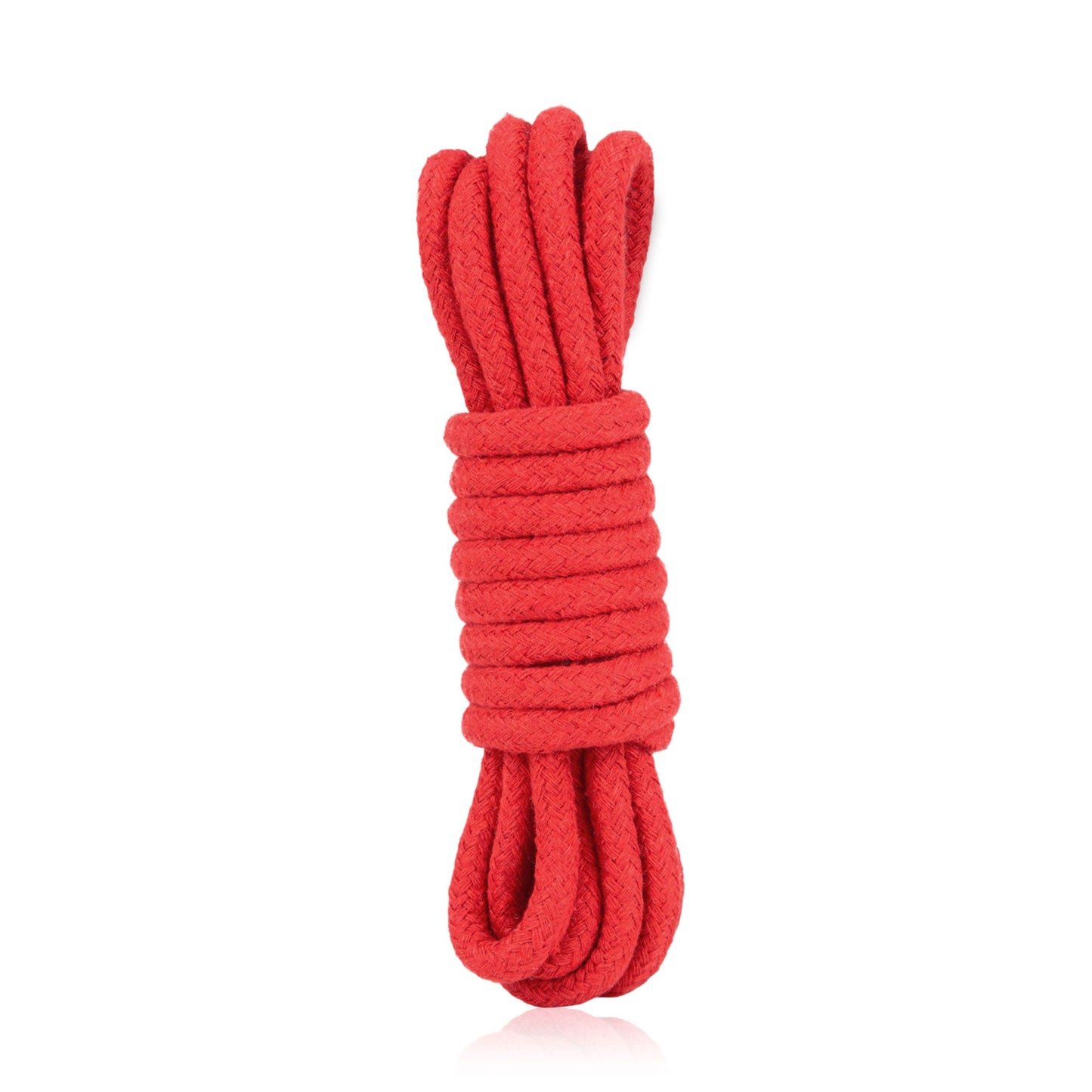 Lux Fetish Bondage Rope 3 Meter 10 Foot Soft Cotton Red Rope for BDSM and Shibari Kinbaku