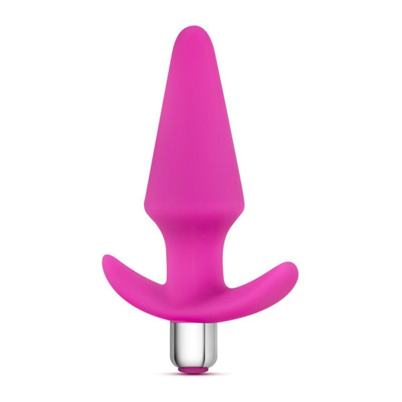 Luxe Discover Pink Anal Plug with 10 Vibrating Functions