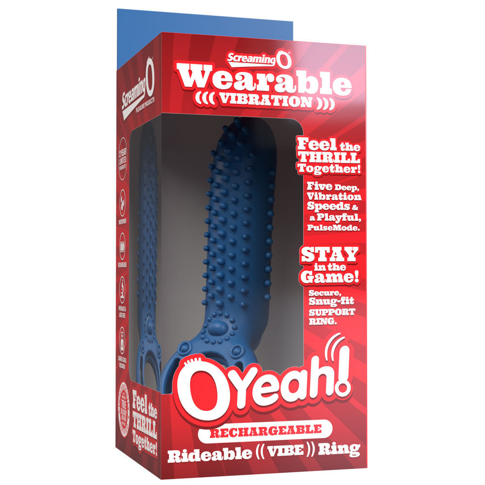 Oyeah Rechargeable Silicone Rideable Vibe Ring – Premium Silicone Vibrating Ring