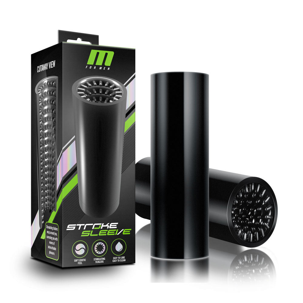 M For Men Stroke Sleeve (Black) – Sleek Masturbation Sleeve