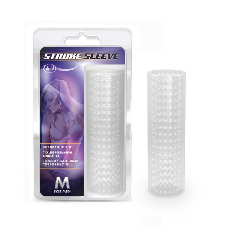 M for Men Clear Stroke Sleeve 5.5 Inch