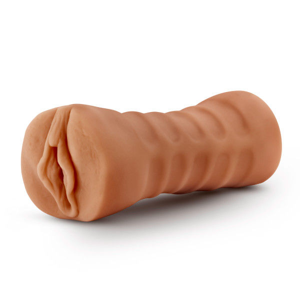 M for Men Sofia Mocha Vibrating Male Masturbation Sleeve