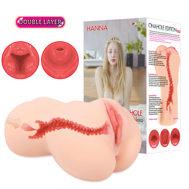 Kokos Hanna Onahole – Dual Layer Vagina Stroker