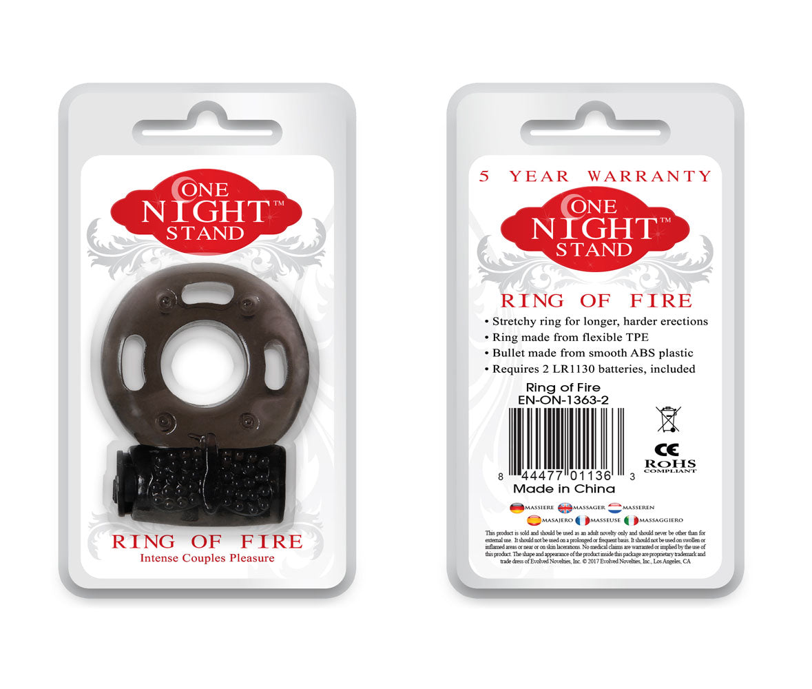 Ring of Fire Vibrating Cock Ring