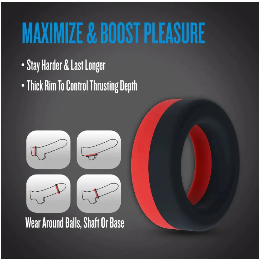 Performance Plus Takeoff (Red/Black) – Silicone Support Ring