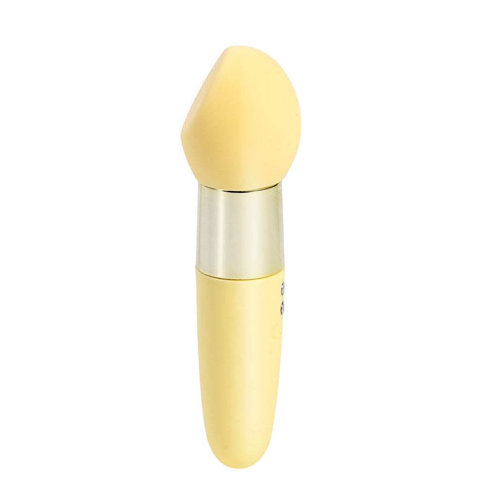 Rina Dual Motor Vibrator - Yellow 13 cm Compact Design