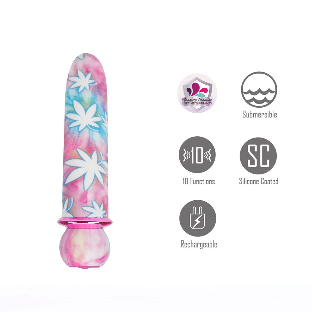 Maia Jaguar 420 Tie Die Silicone Bullet Vibrator