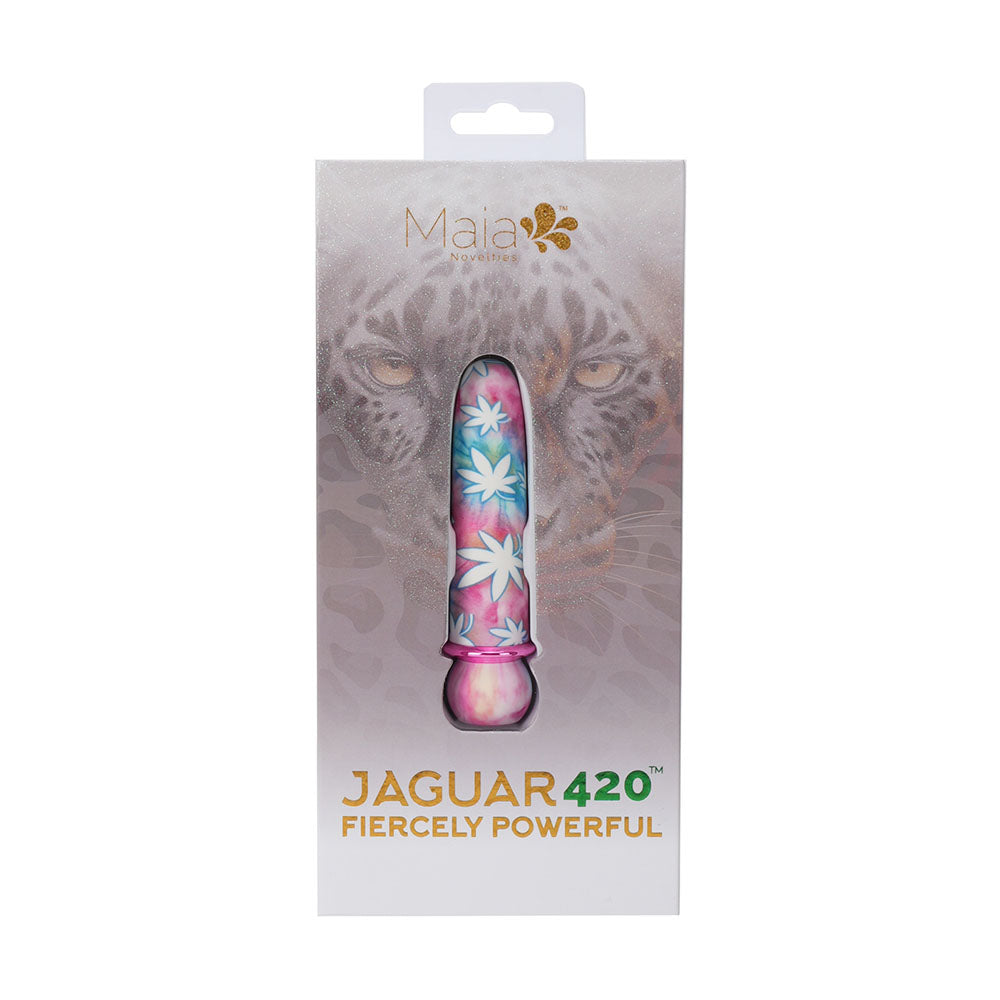 Maia Jaguar 420 Tie Die Silicone Bullet Vibrator