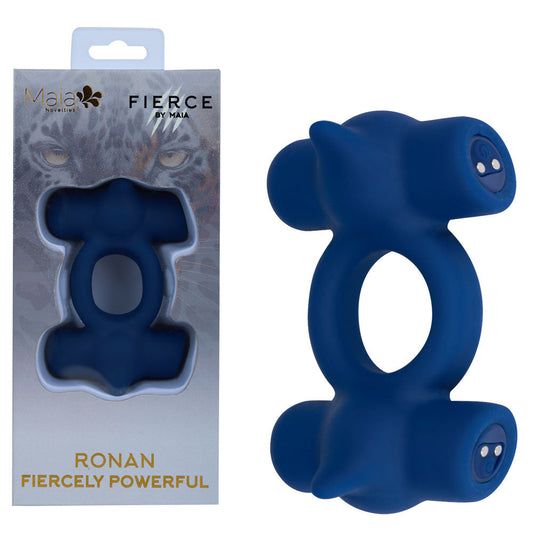 Maia Ronan USB Rechargeable Dual Vibrating Liquid Silicone Cock Ring > Cock Ring > Vibrating