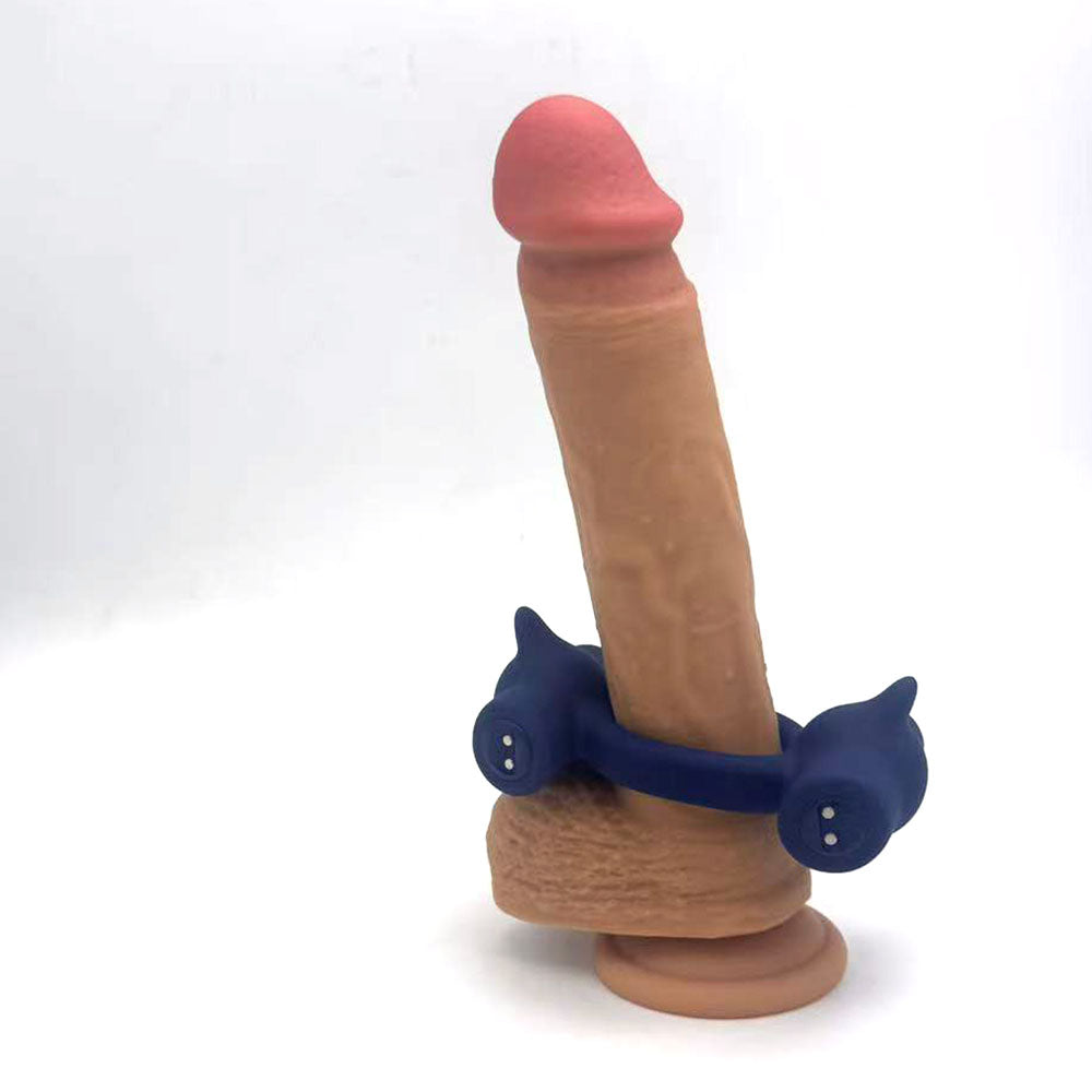 Maia Ronan USB Rechargeable Dual Vibrating Liquid Silicone Cock Ring