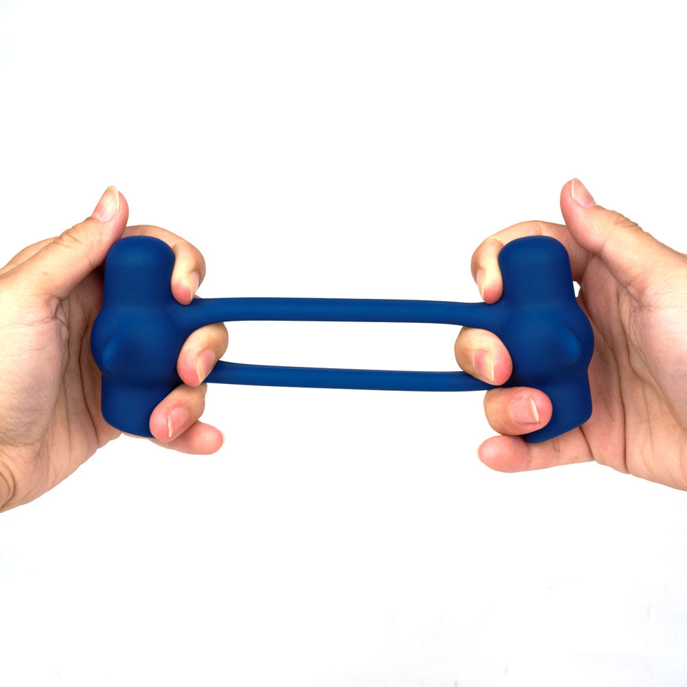 Maia Ronan USB Rechargeable Dual Vibrating Liquid Silicone Cock Ring