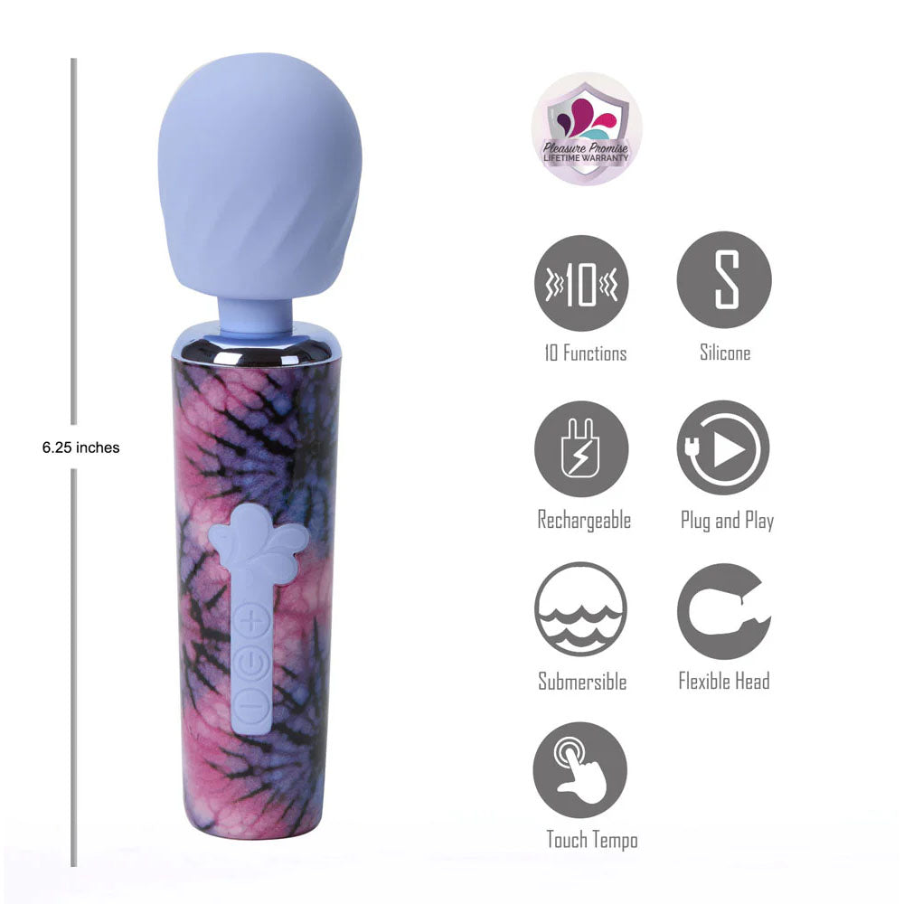 Maia Journee Wand – USB Rechargeable 15.9 cm Massage Wand