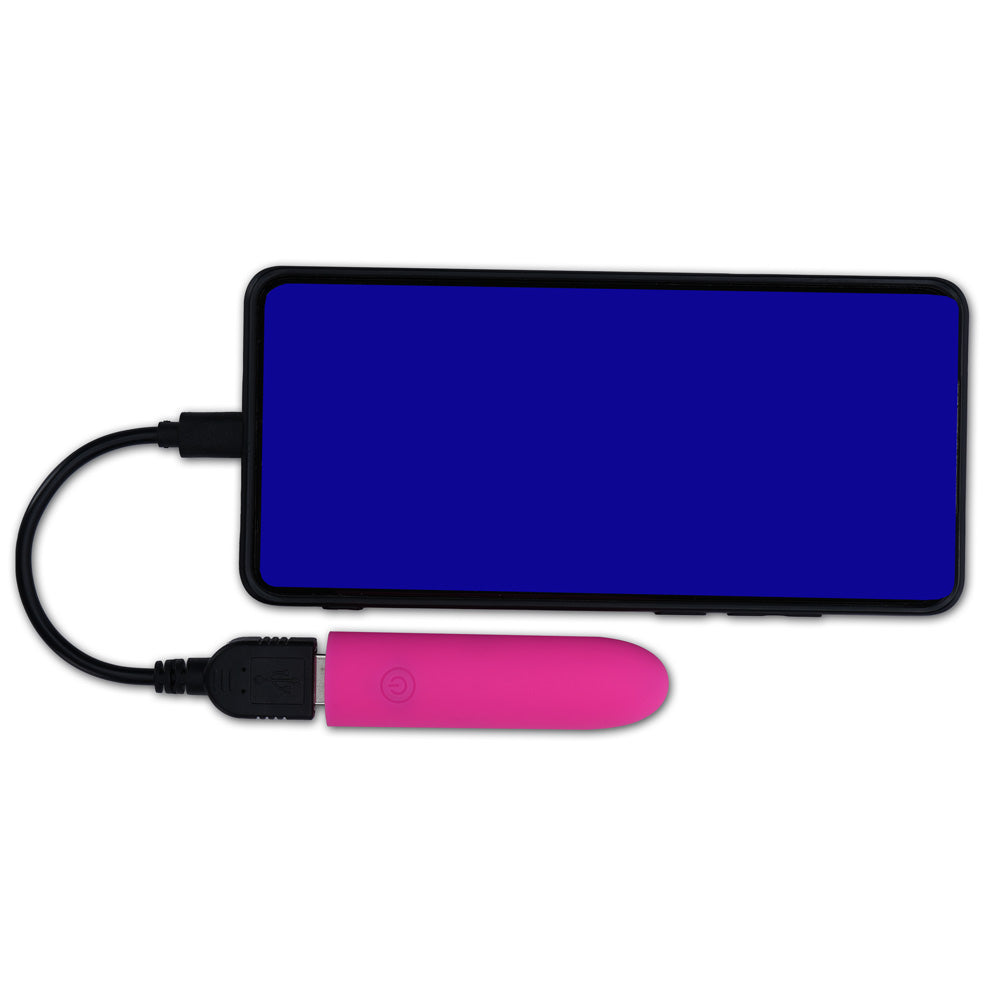 Maia VibeDrive – USB Rechargeable 10 cm Bullet Vibrator with Storage