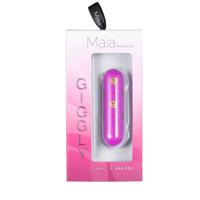 Maia Giggly (7.6 cm) Bullet Vibrator with 10 Functions – Bullet Vibrator