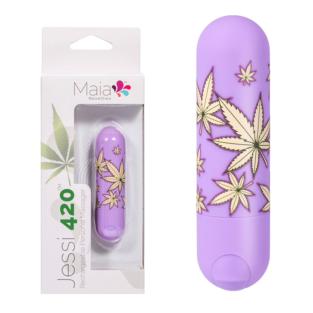 Maia Jessi 420 Violet 7.6 cm Bullet Vibrator