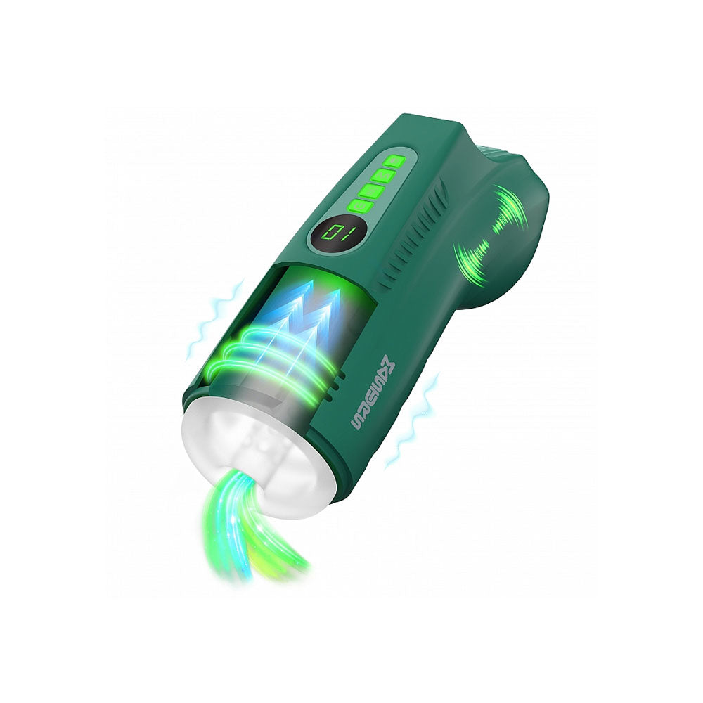 MASTURS Ayla – USB Rechargeable Sucking and Vibrating Auto Stroker