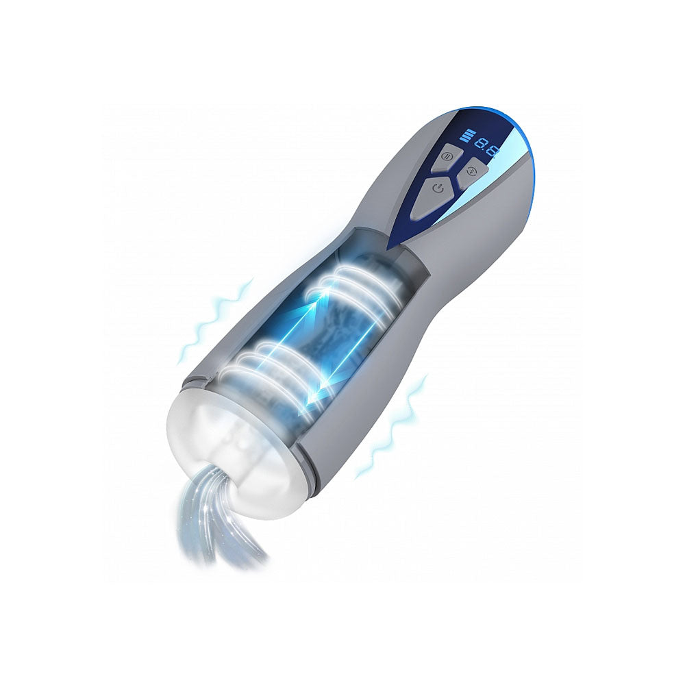 MASTURS Eloa – USB Rechargeable Sucking and Vibrating Auto Stroker