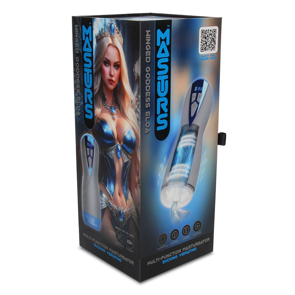 MASTURS Eloa – USB Rechargeable Sucking and Vibrating Auto Stroker