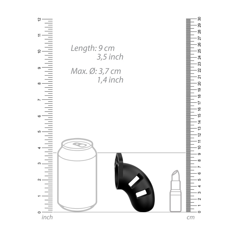 Man Cage 20 – 3.5 Inch Silicone Male Chastity Cage