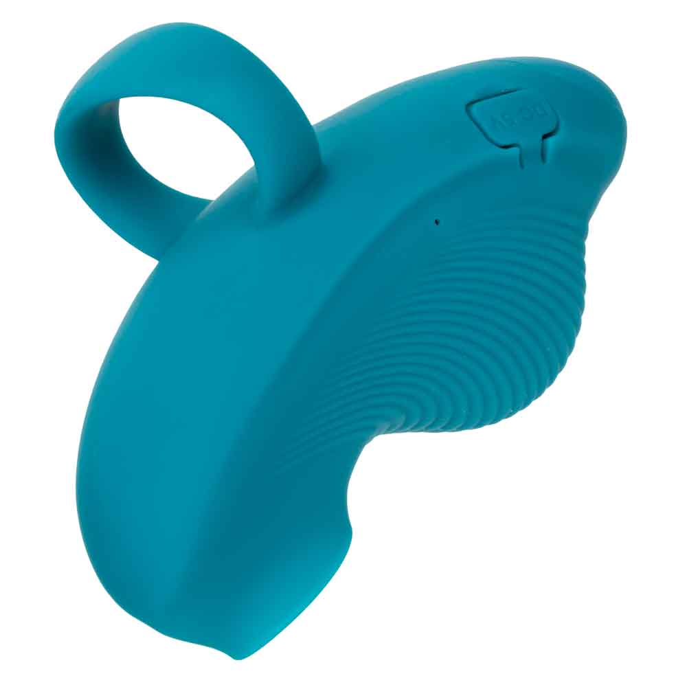 Envy™ Handheld Suction Massager in Teal Blue with 3 Suction Speeds and 7 Vibration Functions
